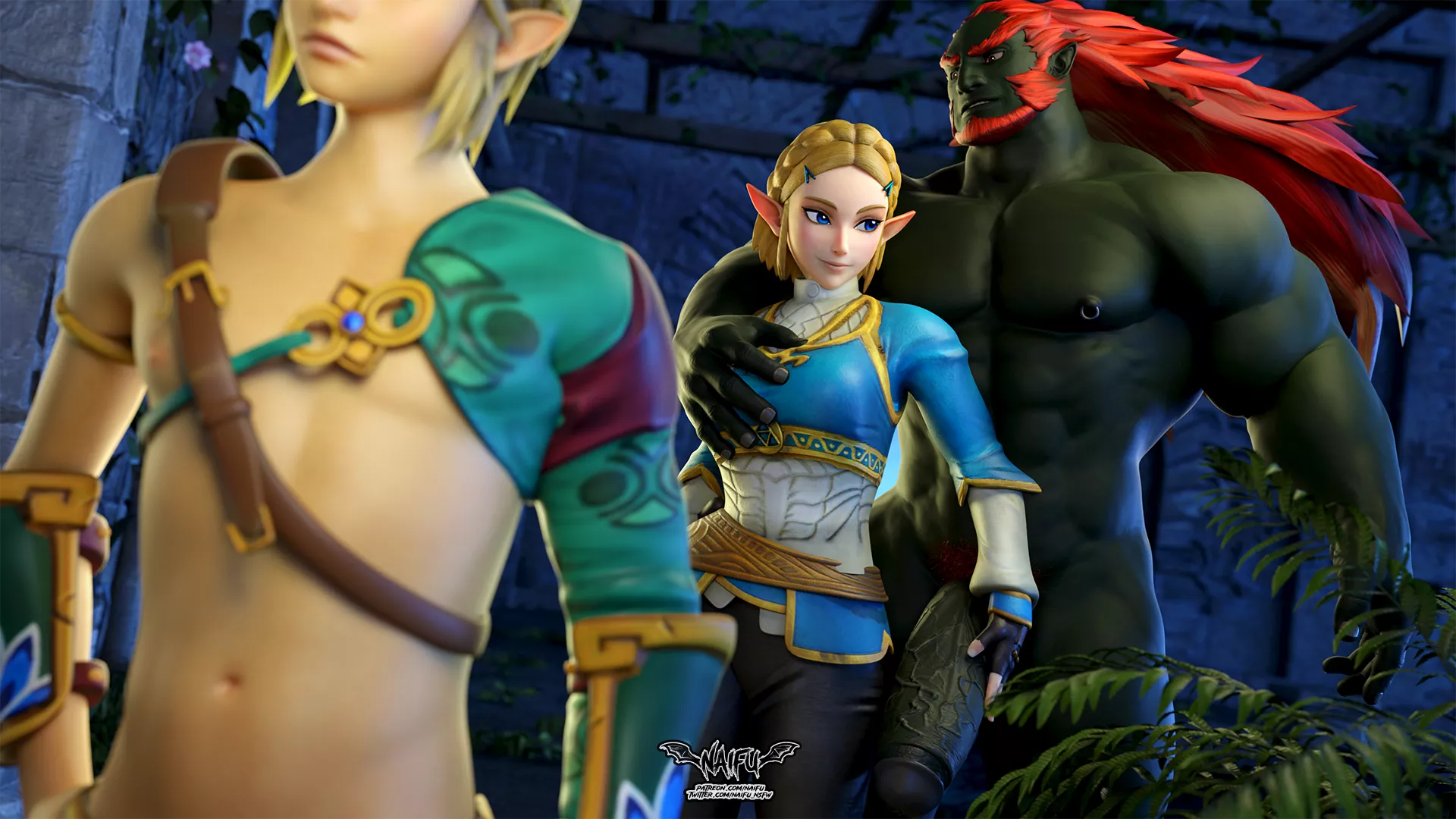 Zelda's wild night (Naifu) [Zelda]