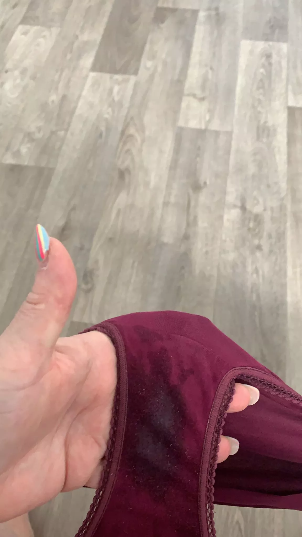 After a few hours of messaging this married slut