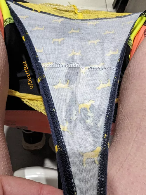 DM to reserve my next pair of sweaty creamy gym panties! (This pair already went to it's new owner)