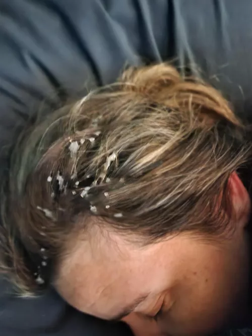 Homemade hair gel 😅🥵