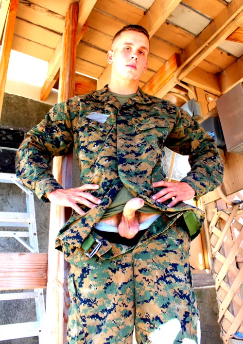 I like a soldier who's proud of his 