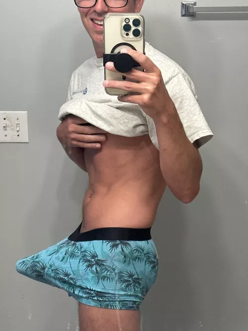 Maybe I’ll break my briefs one day lol