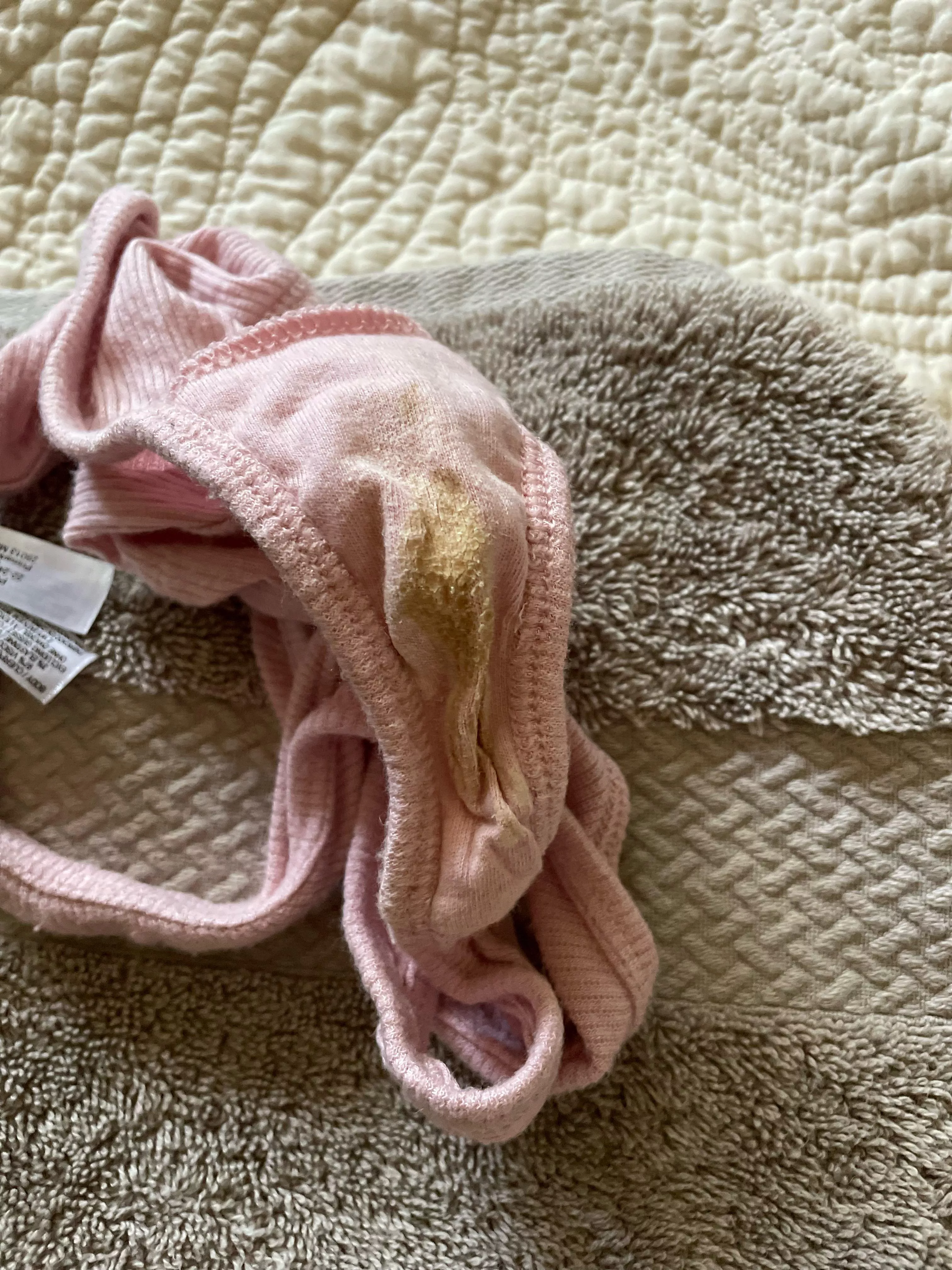 My crusty panties from yesterday