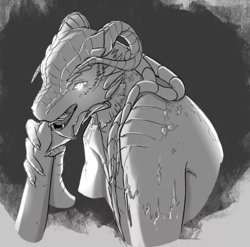 My little dragonborn grew up ;-;