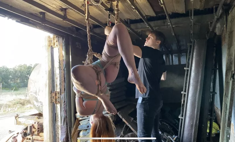 Up to shenanigans in public places 😇