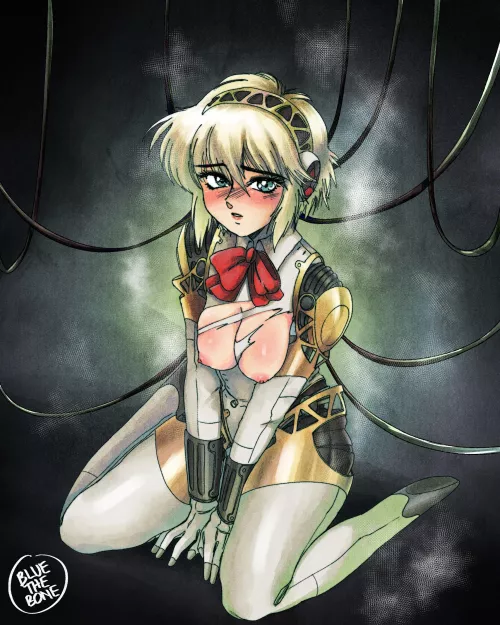 Aigis’s tits exposed (bluethebone)
