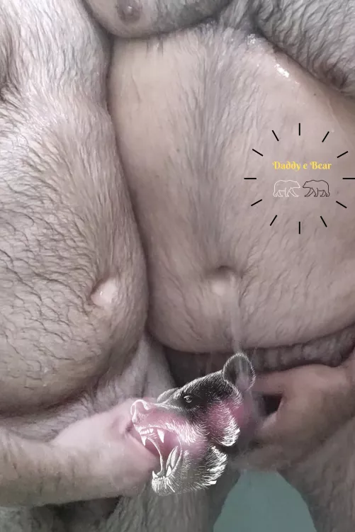 And so began our bath...