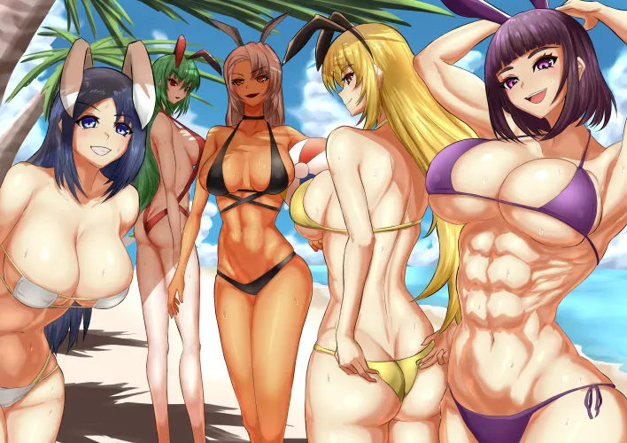 Beach bunnies [Artist: Kiten]