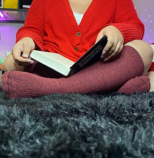 Cozy in my knee highs [selling]