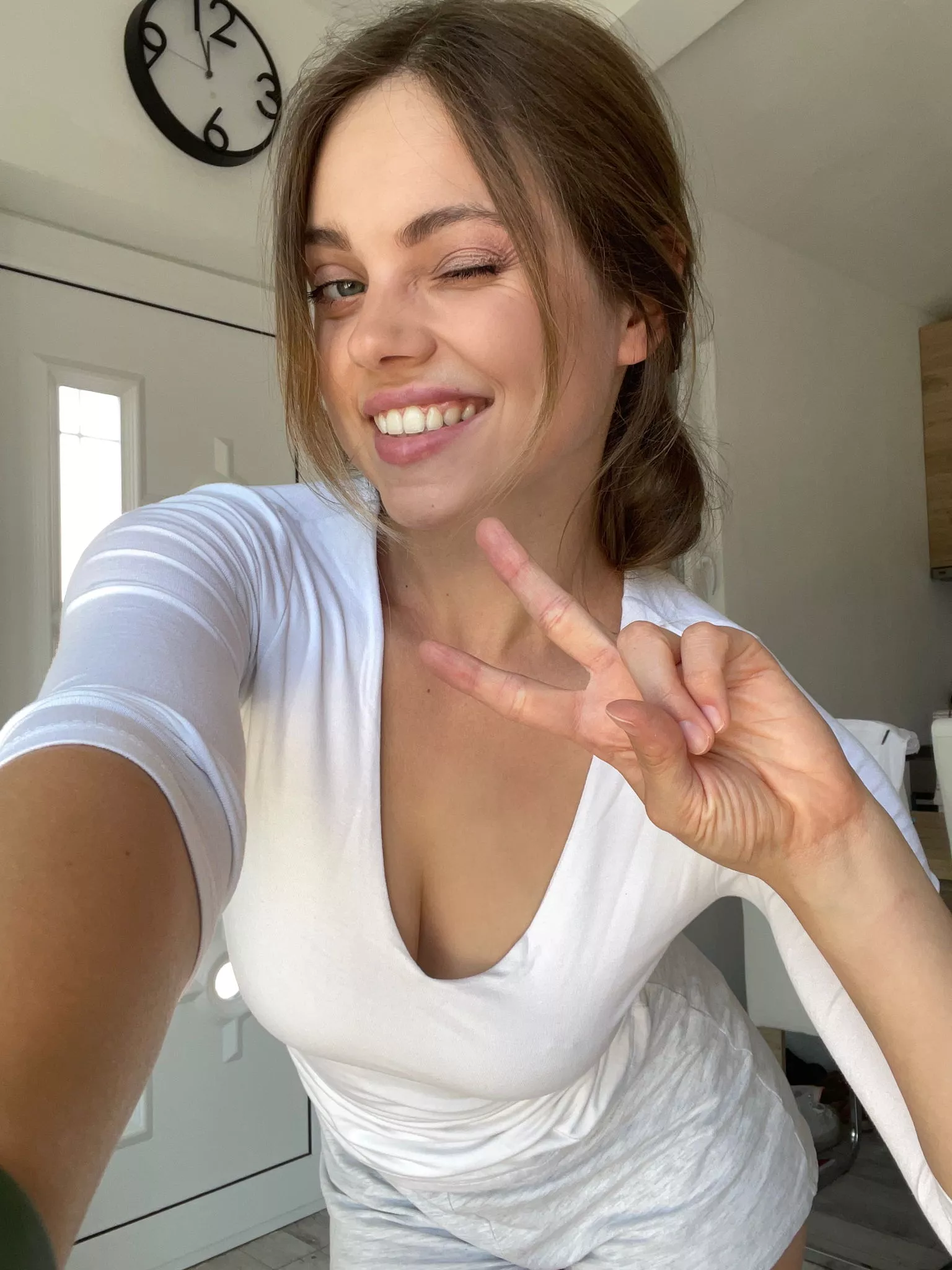 Feeling great without a bra!