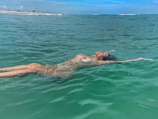 Felt free at the nude beach