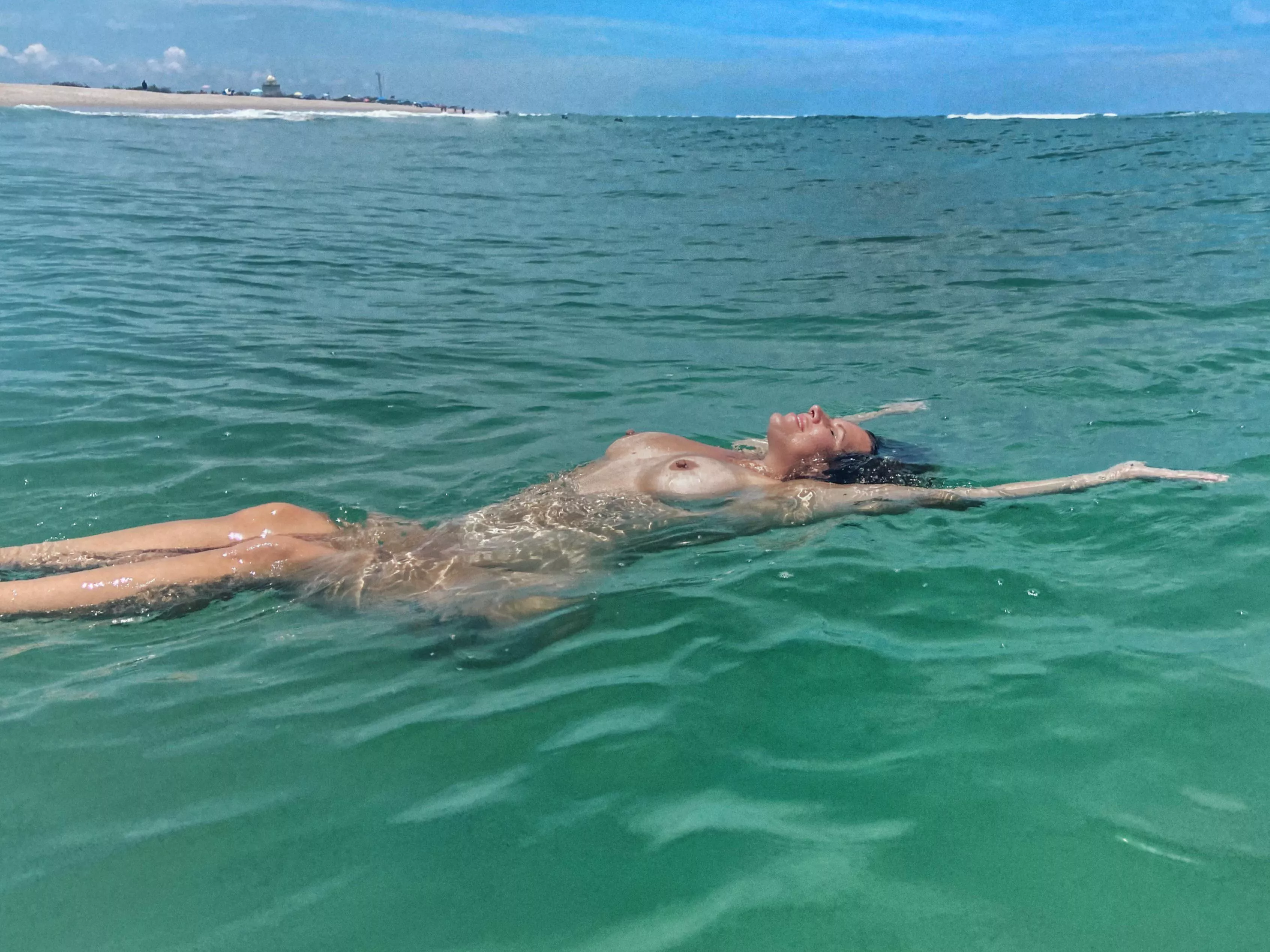 Felt free at the nude beach