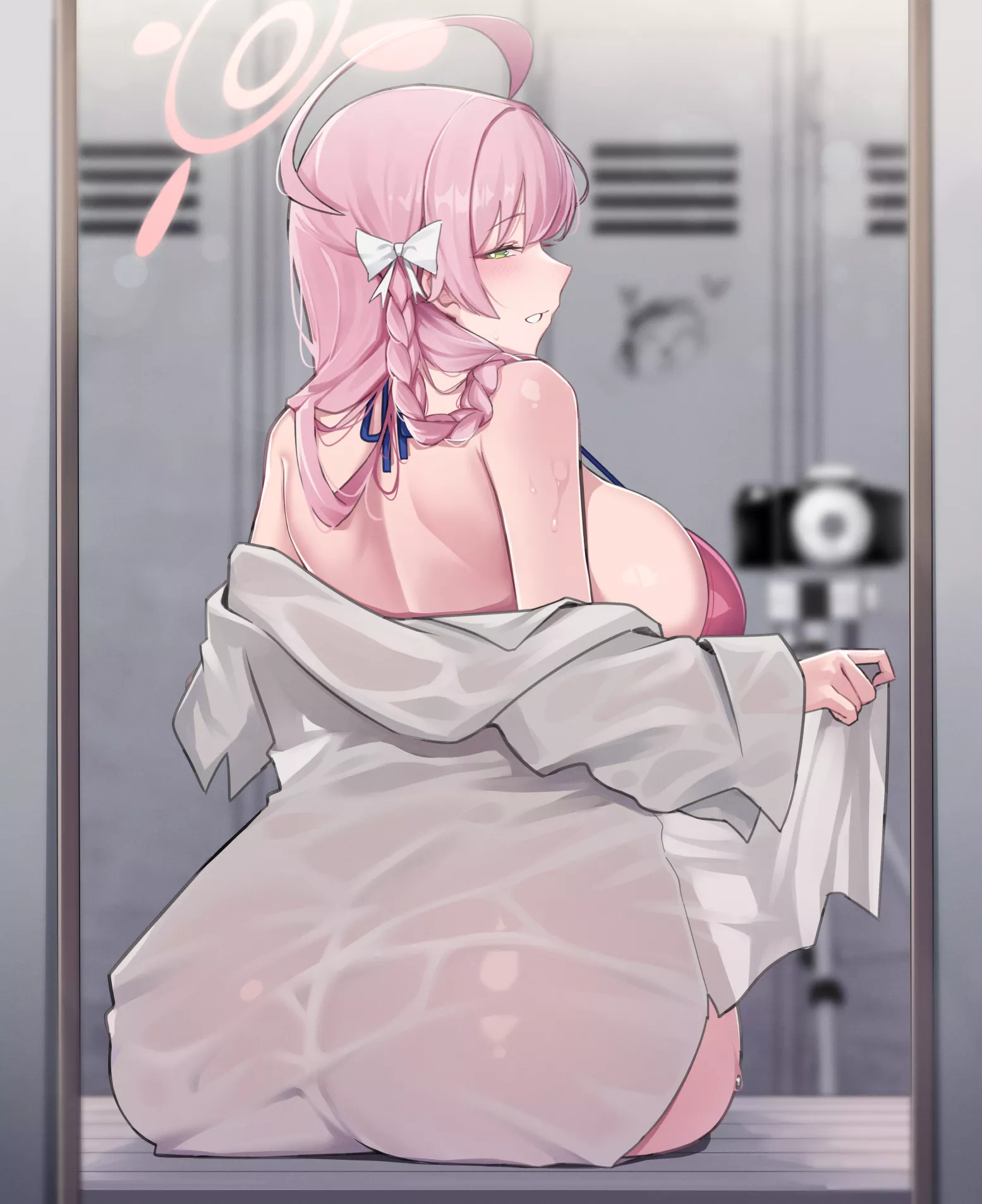 Hanako in the locker room (YzR) [Blue Archive]