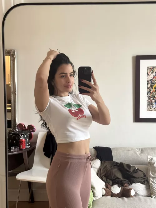 I guess all the guys will stare at my cherries