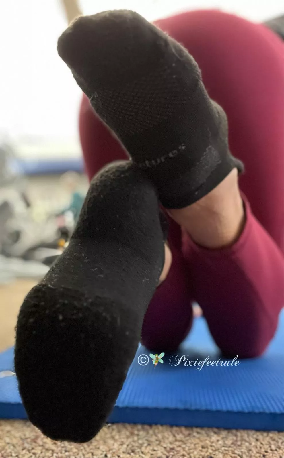 Last workout in these socks. Off to a lucky sock lover. 🧦💕