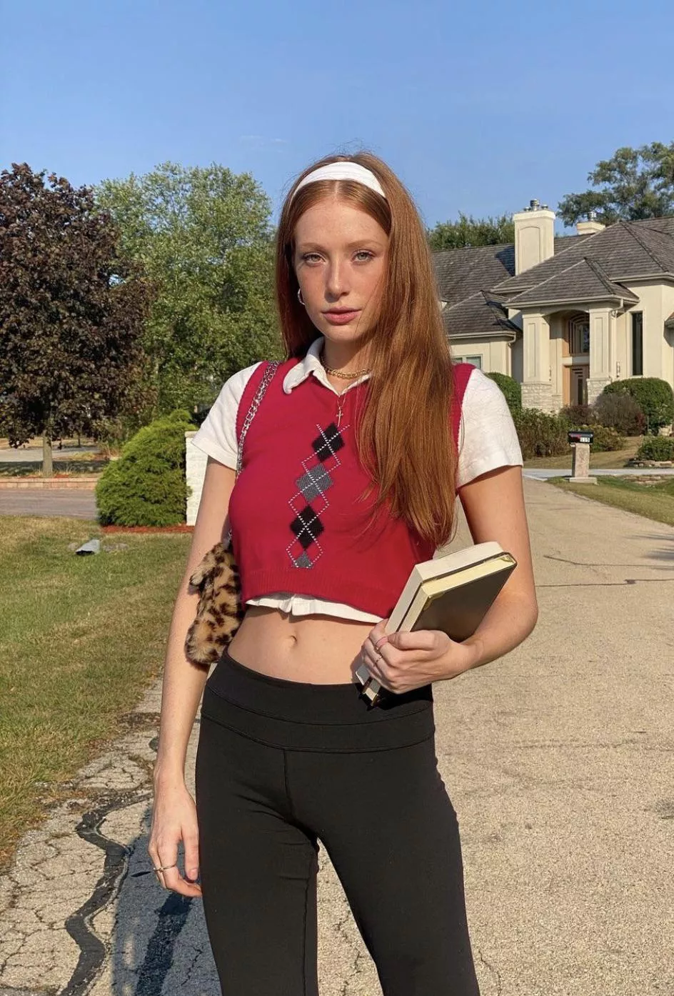 Madeline in school outfit