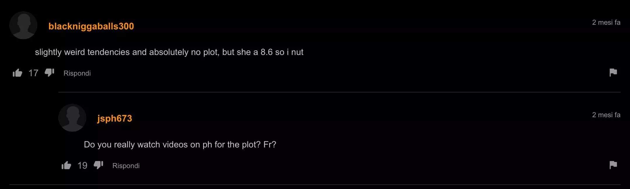 She was at least a nine fr