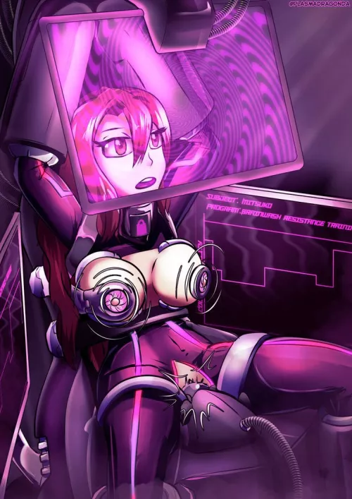 The machine says brainwash resistance training, her blank stare says otherwise (@PlasmaDragonDA)