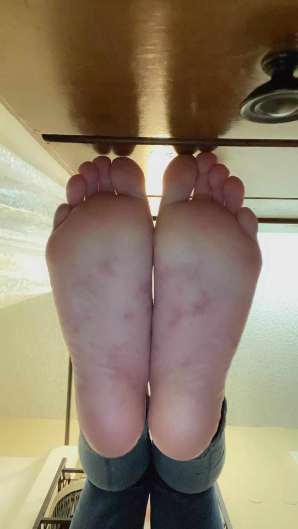 Under my feet, how do you like the view? OC