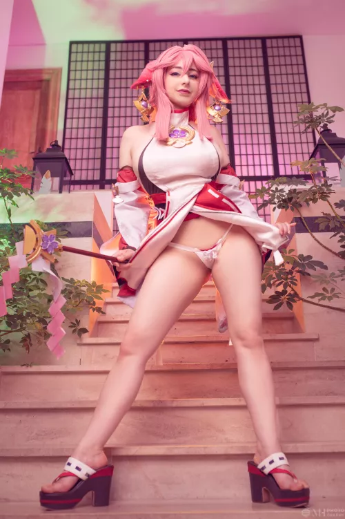 Yae Miko (Genshin Impact) by Mikomi Hokina