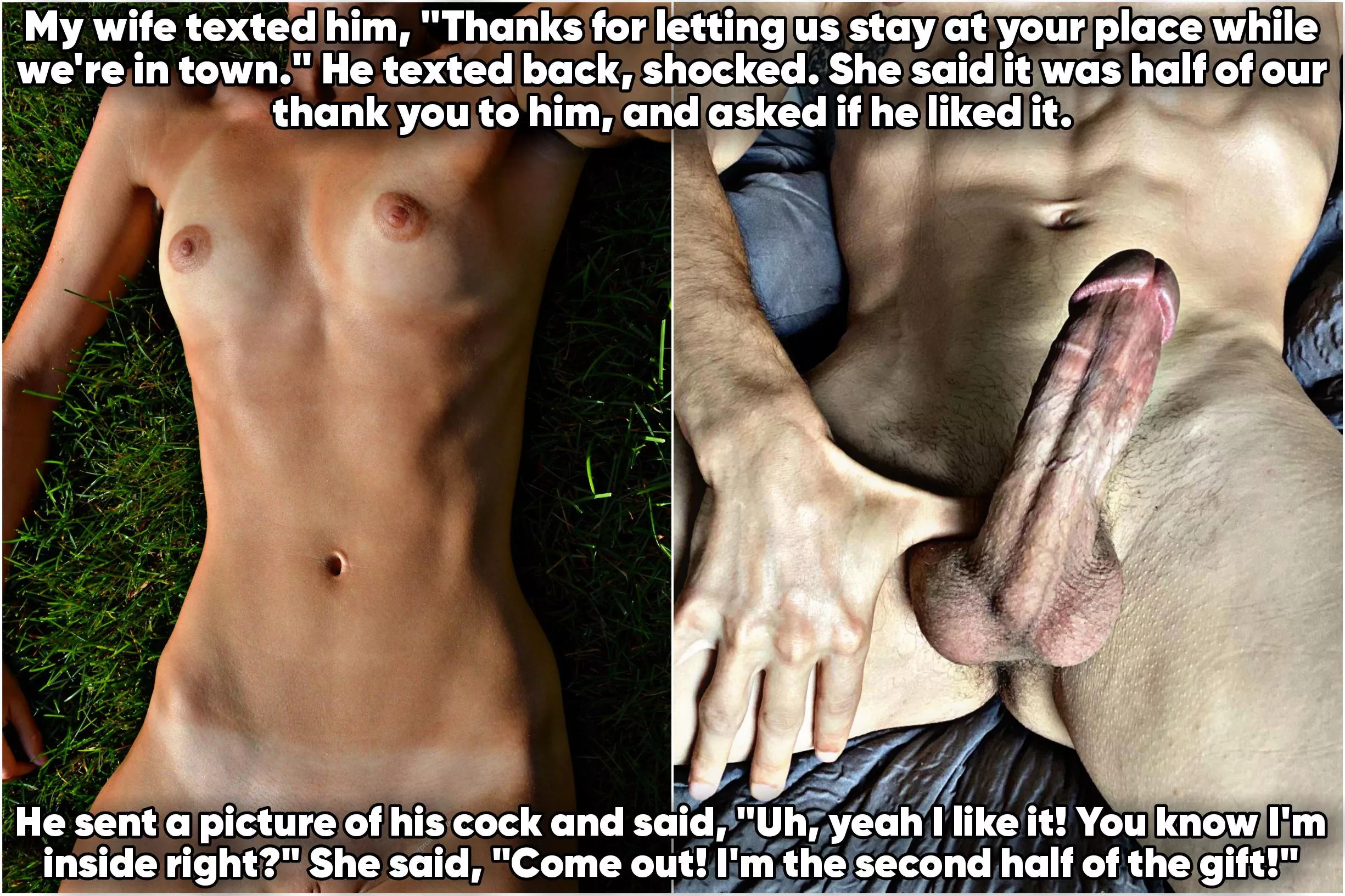 A two part thank you gift...