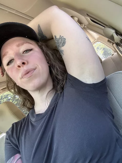 After my hour long walk I had completely pitted out this shirt