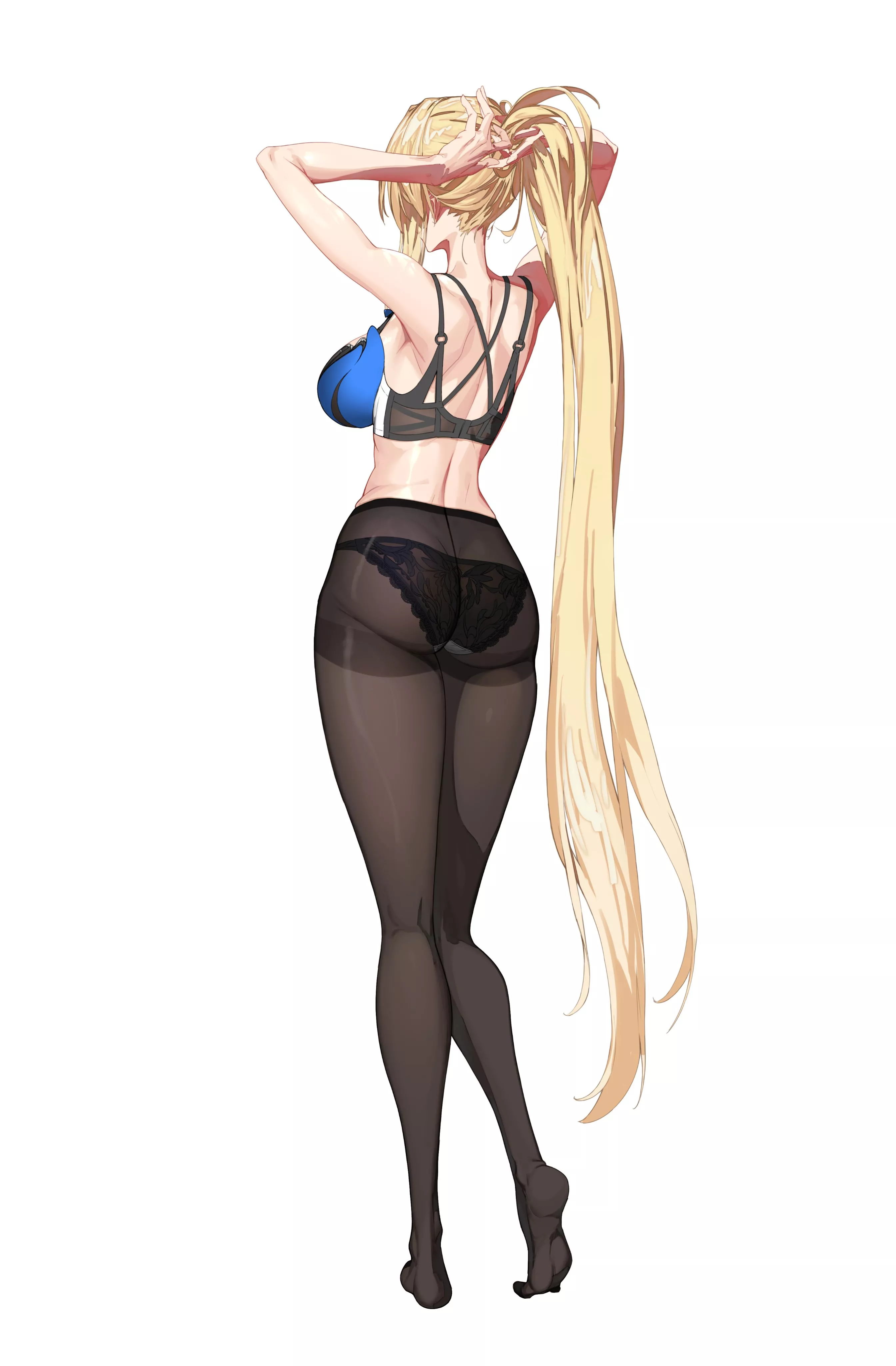 Black Stocking Thighs