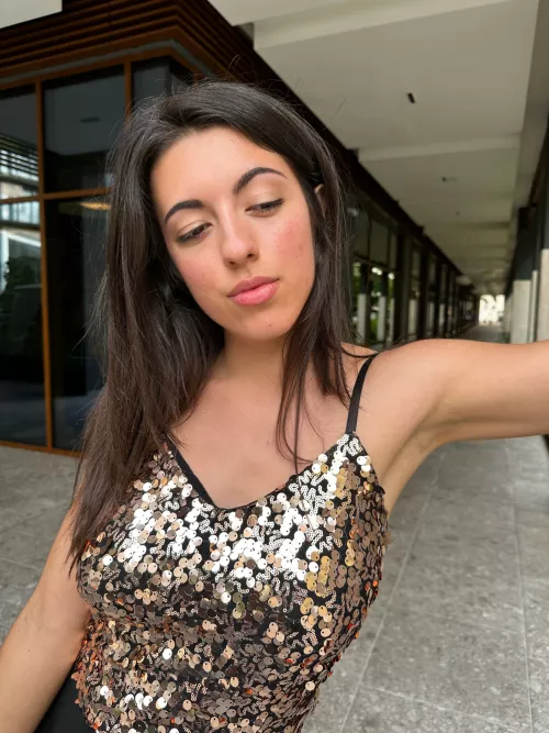 Caress her silky underarms, feel the passion.