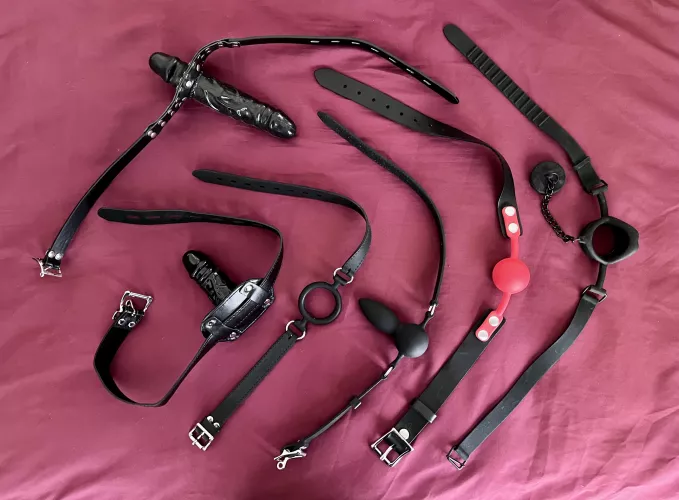 My current gag collection… Which one would you use first?