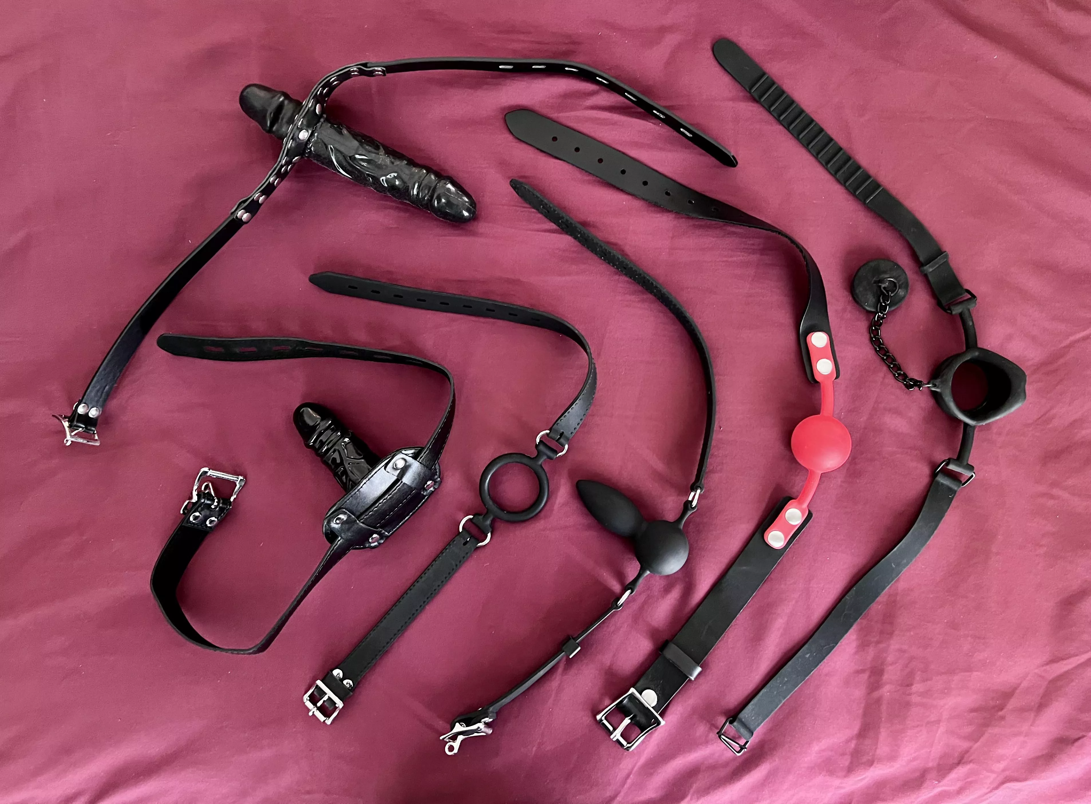 My current gag collection… Which one would you use first?