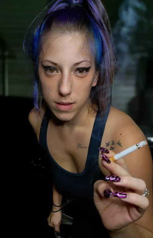 Nothing like a nice long drag to start the night