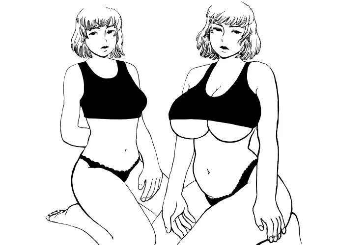 [OC] Before and After 1 (by massivecake on DeviantArt)