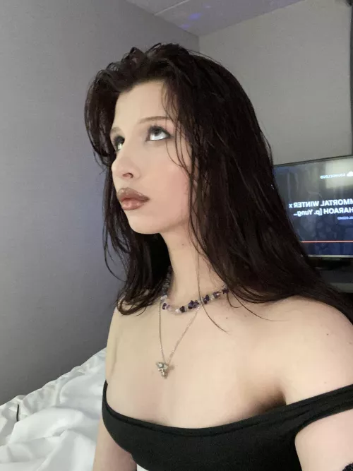 Patiently waiting for your warm cum on my face