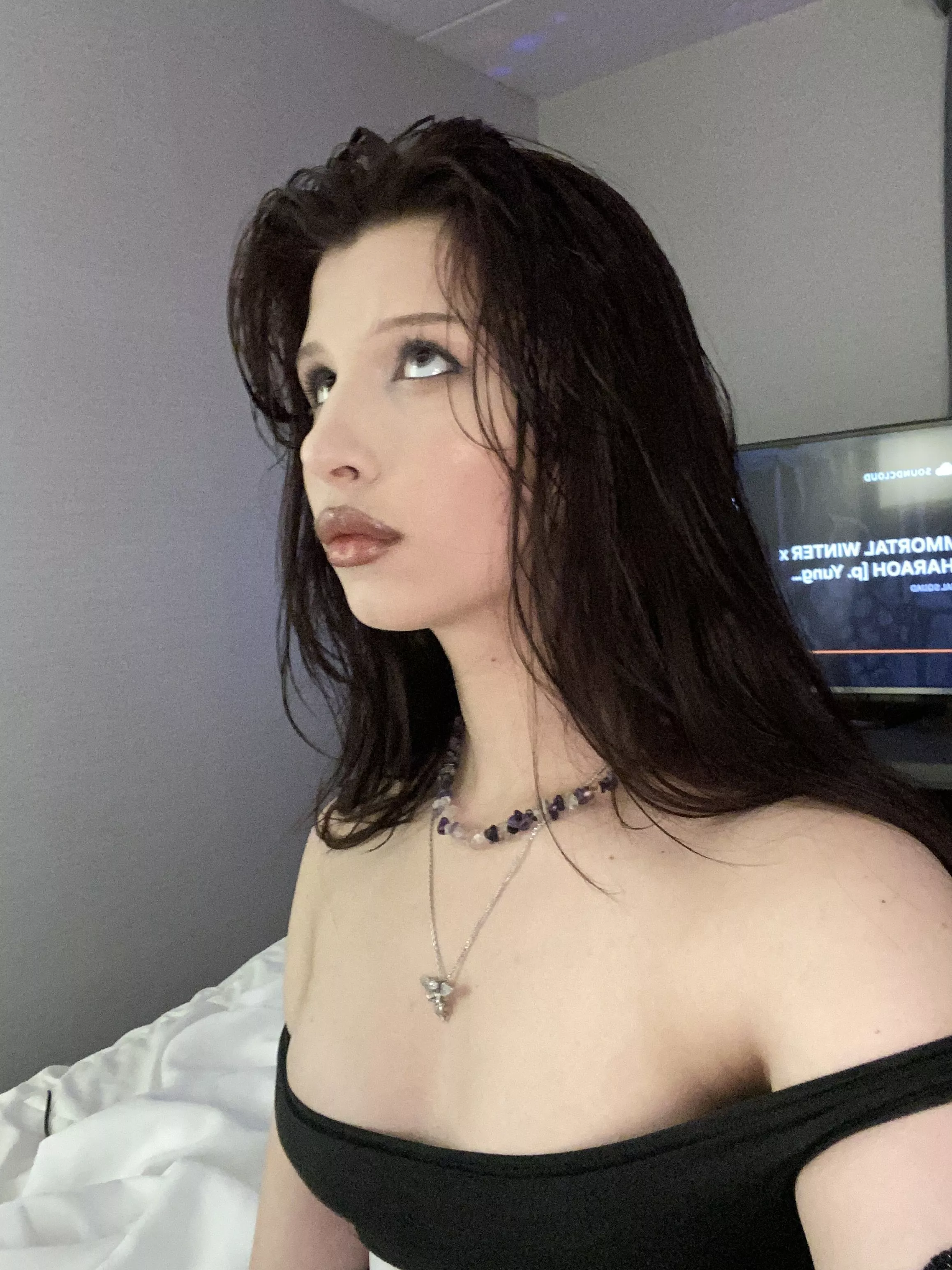 Patiently waiting for your warm cum on my face