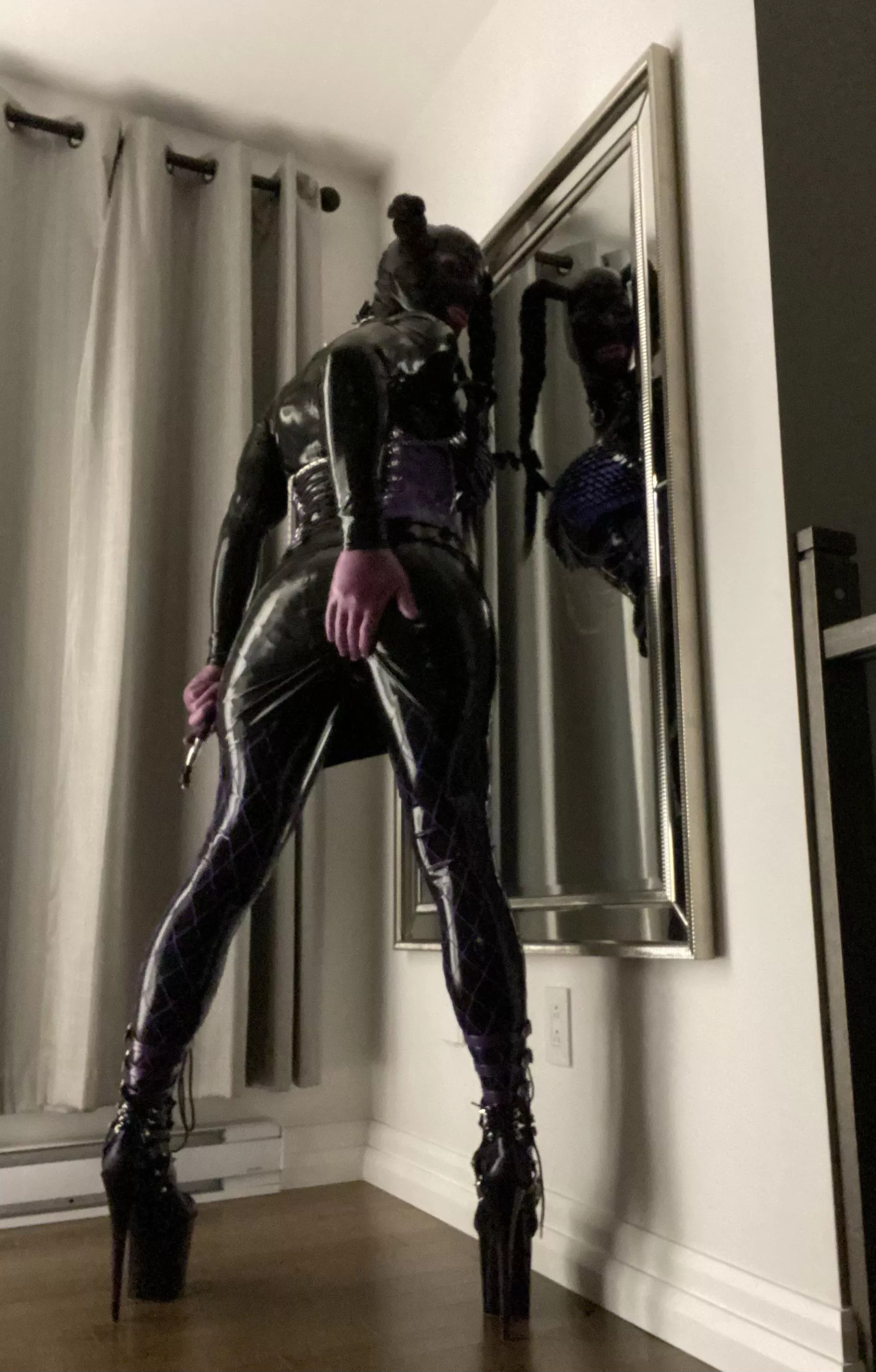 Rubber sissy slut completely rubberized and mind fucked !
