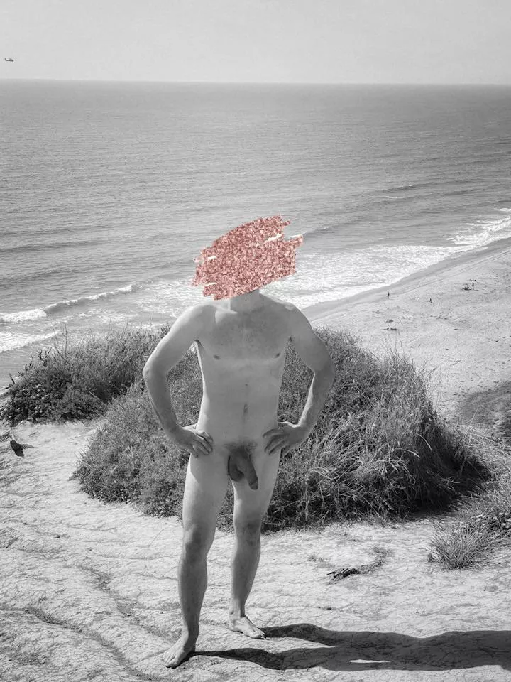 Sneaky nude at the beach