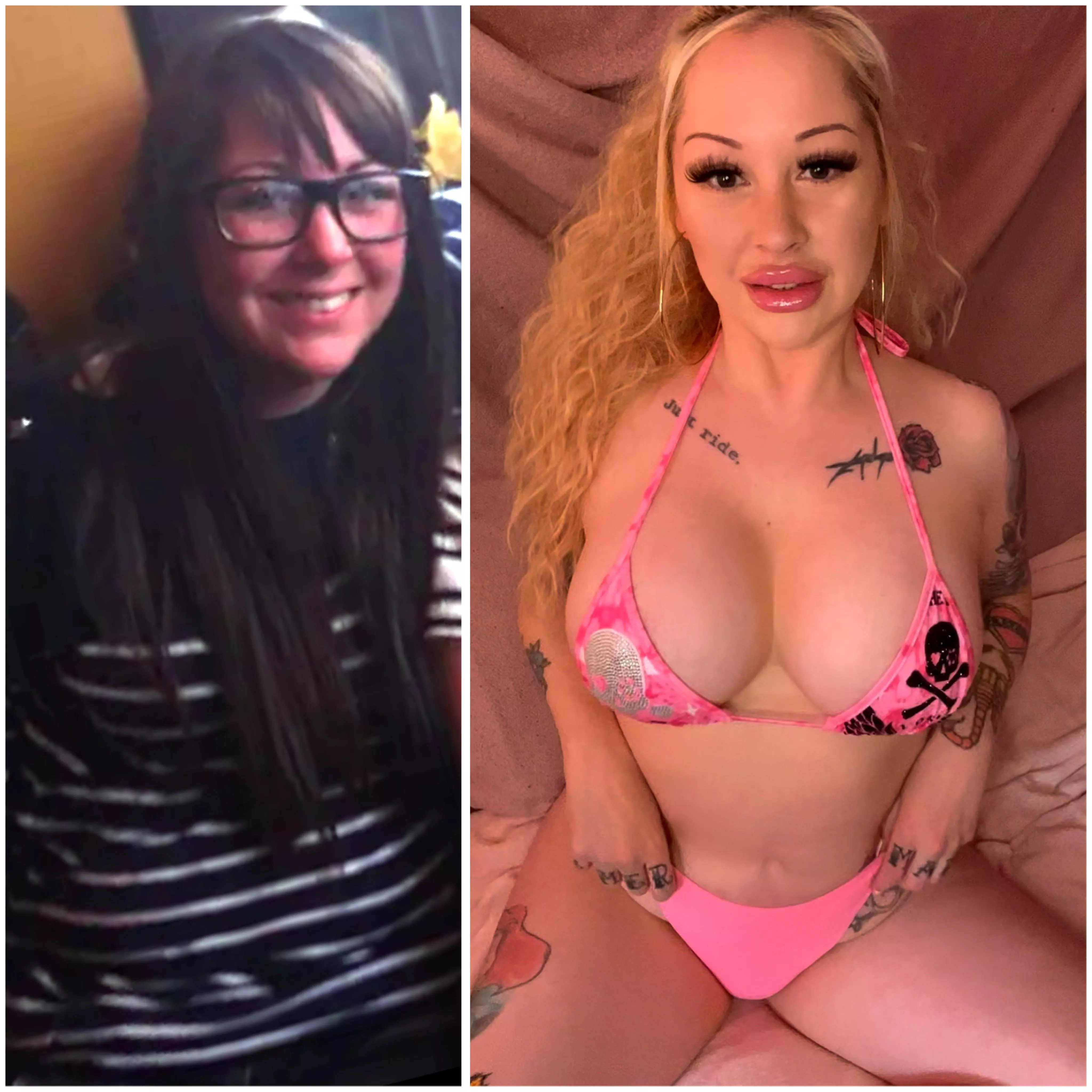 Who wants to play spot the difference? I owe everything to bimbofication. 🩷