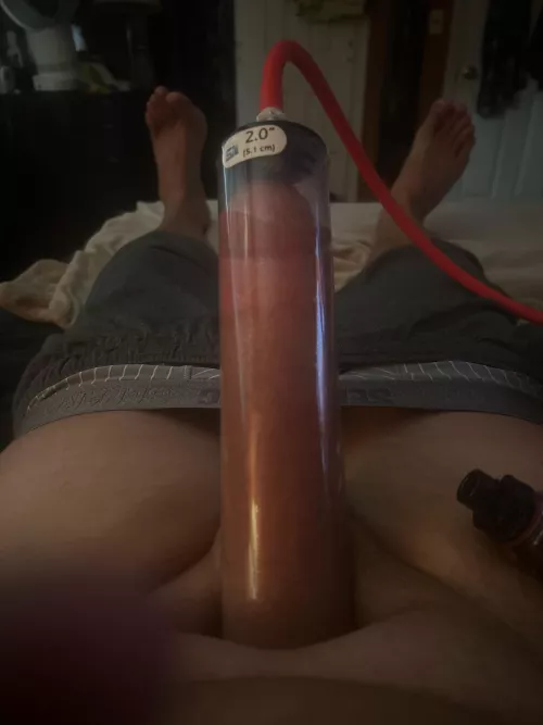 Almost to the top of the 2x9