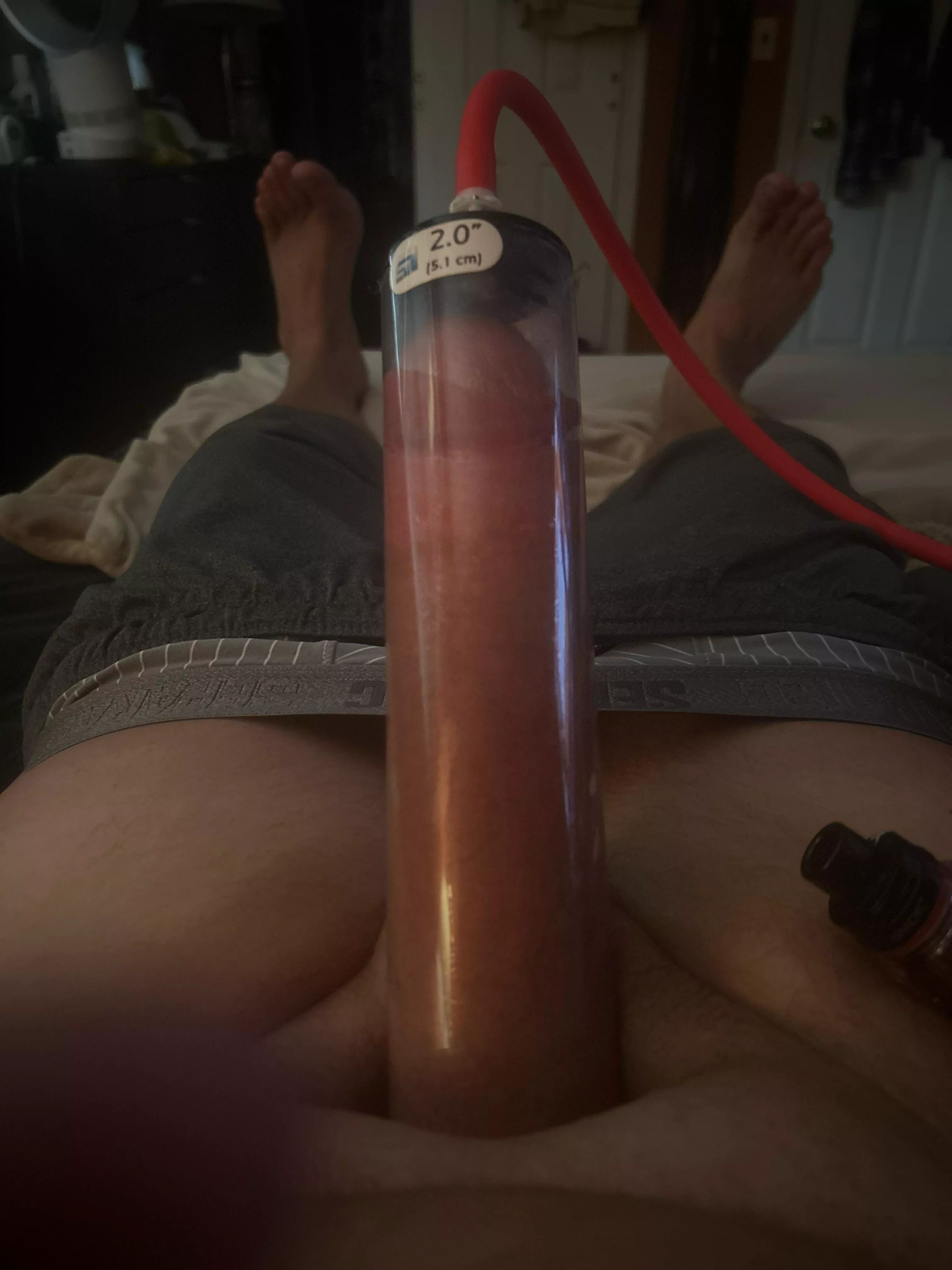 Almost to the top of the 2x9