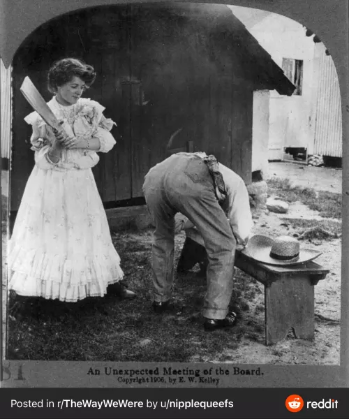 An American suffragette no doubt…