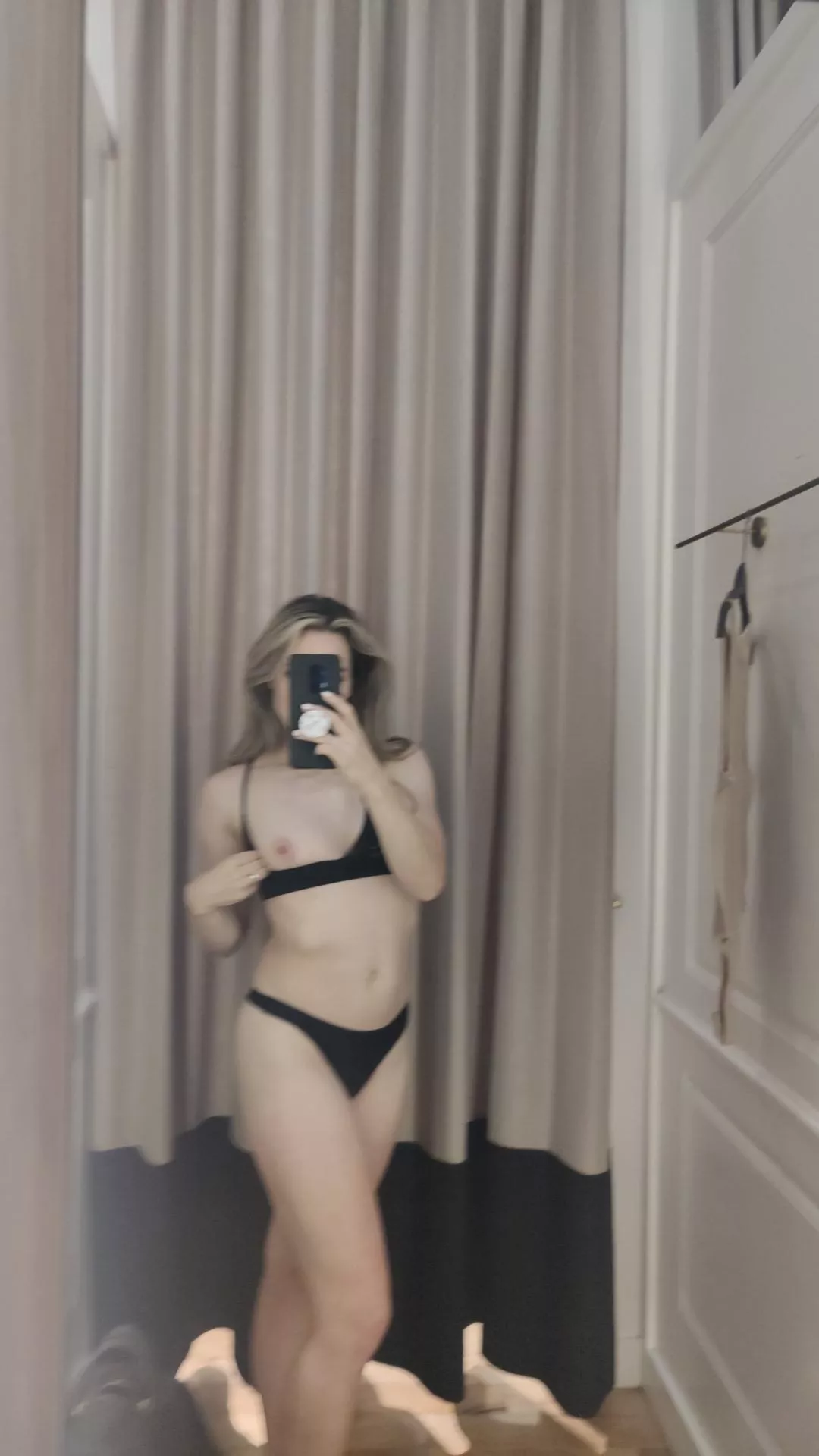 Getting slutty in the changing room