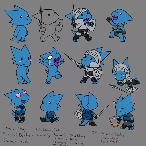 Going to be making a comic featuring this lil' guy. I've got the first chapter scripted, and am currently putting it all into a storyboard. I have experience with long term comics, but this is the one I'm dumping all my passion into.