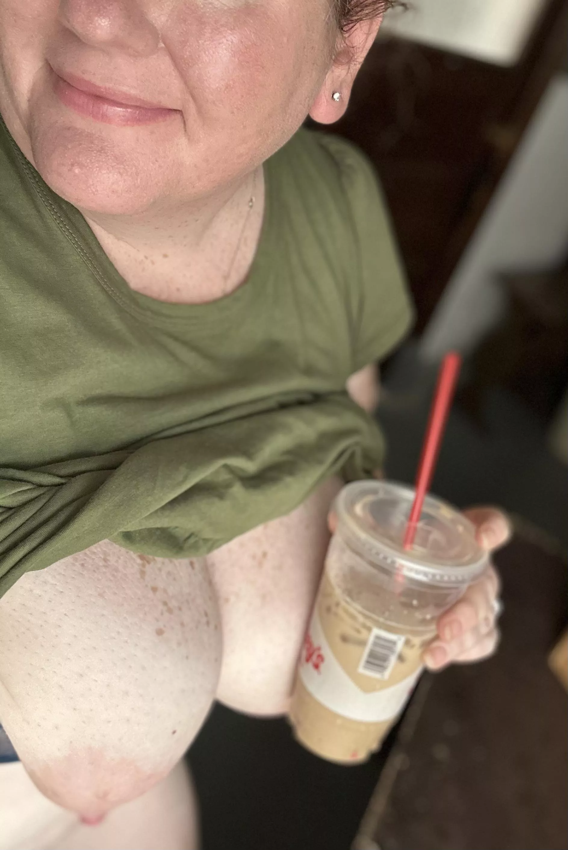 Iced coffee and boobs might be the title of my autobiography (f)
