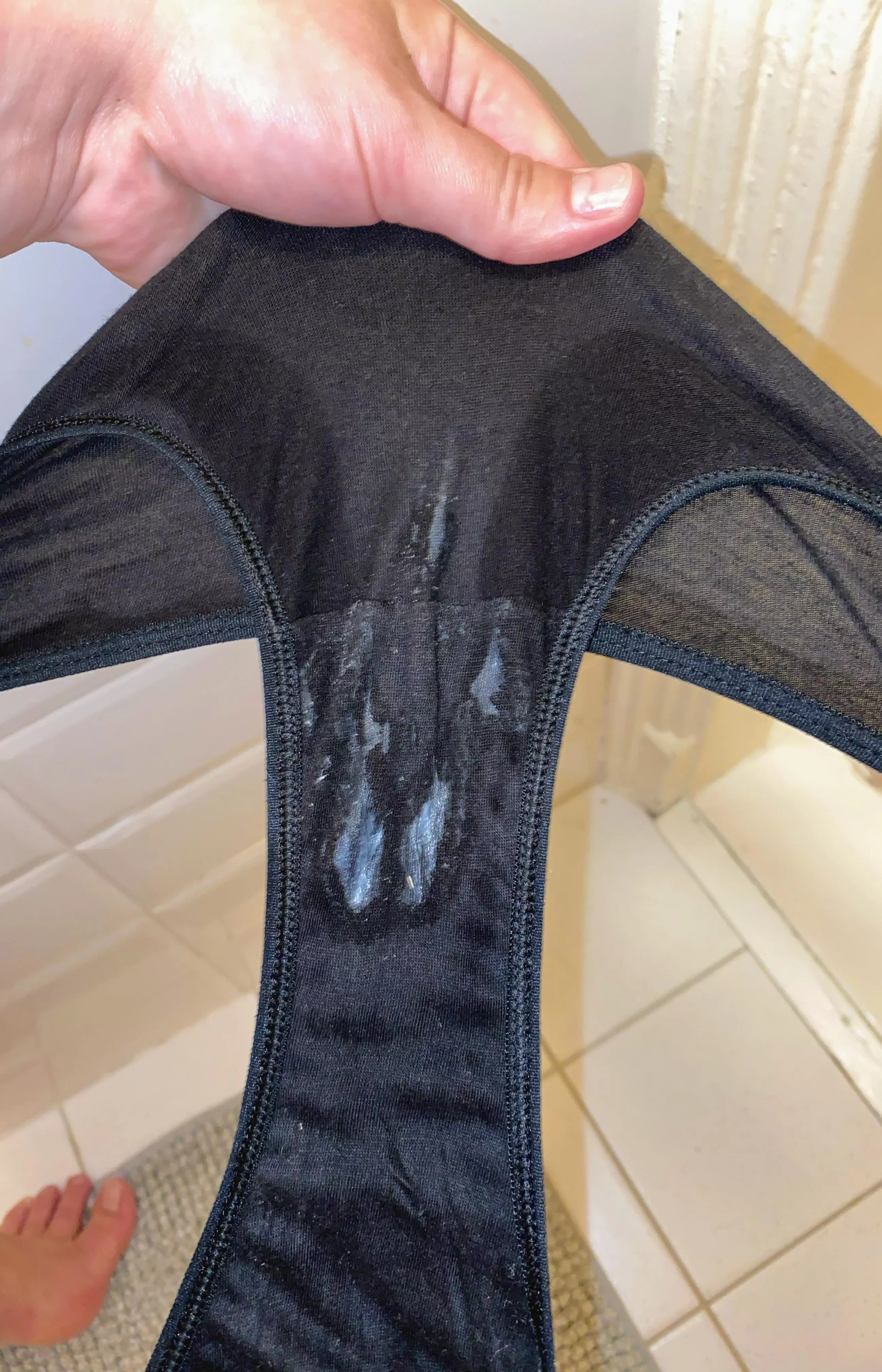 My grooly, sweaty end of the day panties