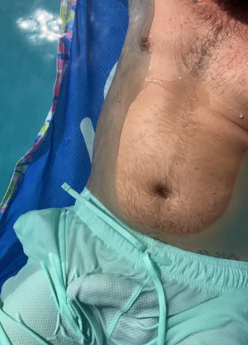 My new favorite swim trunks are cheap athletic shorts