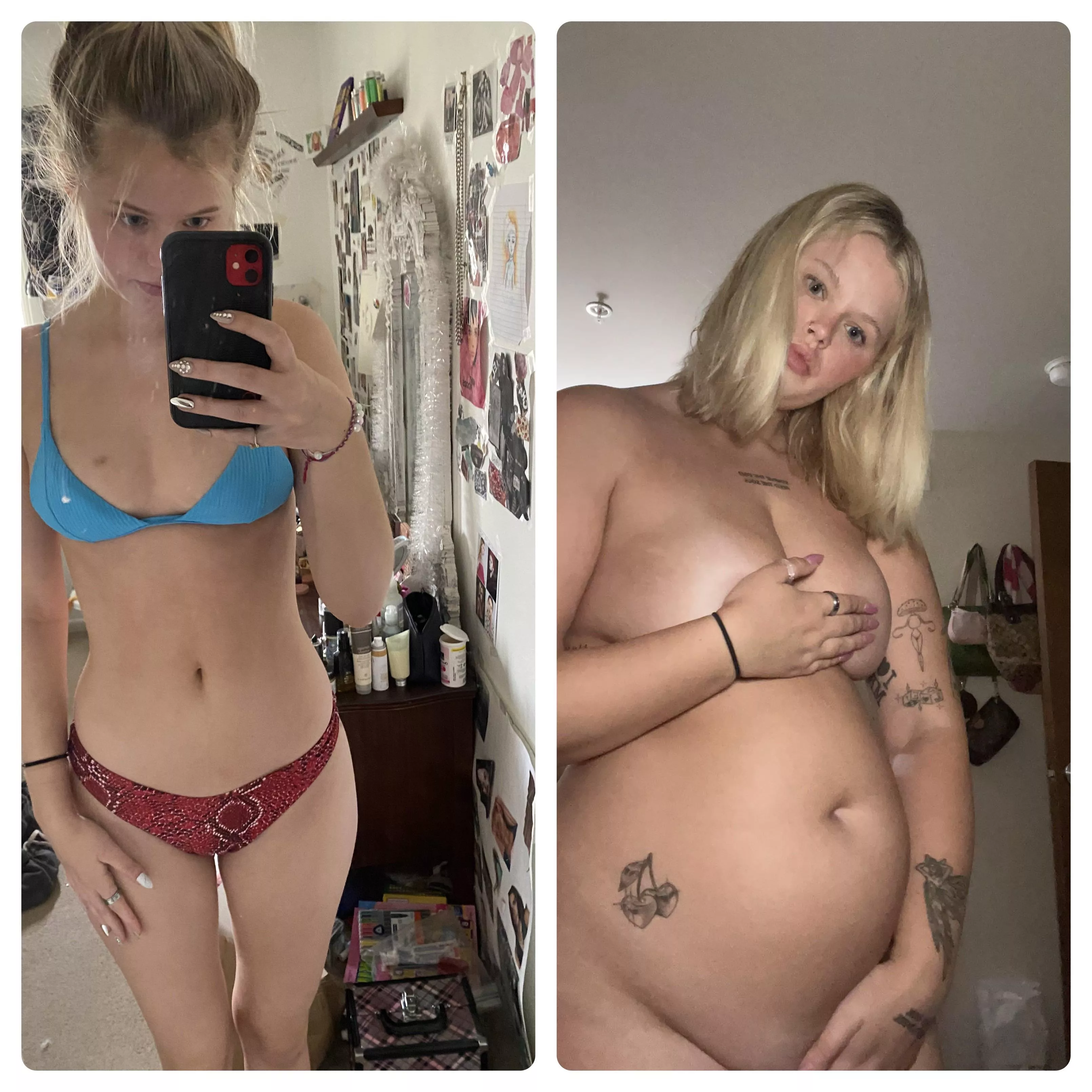 Oh what a change😩