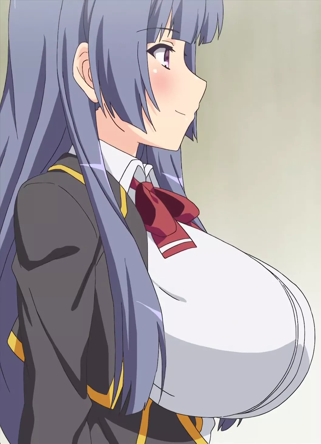 Stitch of a sideview of Reika Segawa from [Kyonyuu Dosukebe Gakuen]