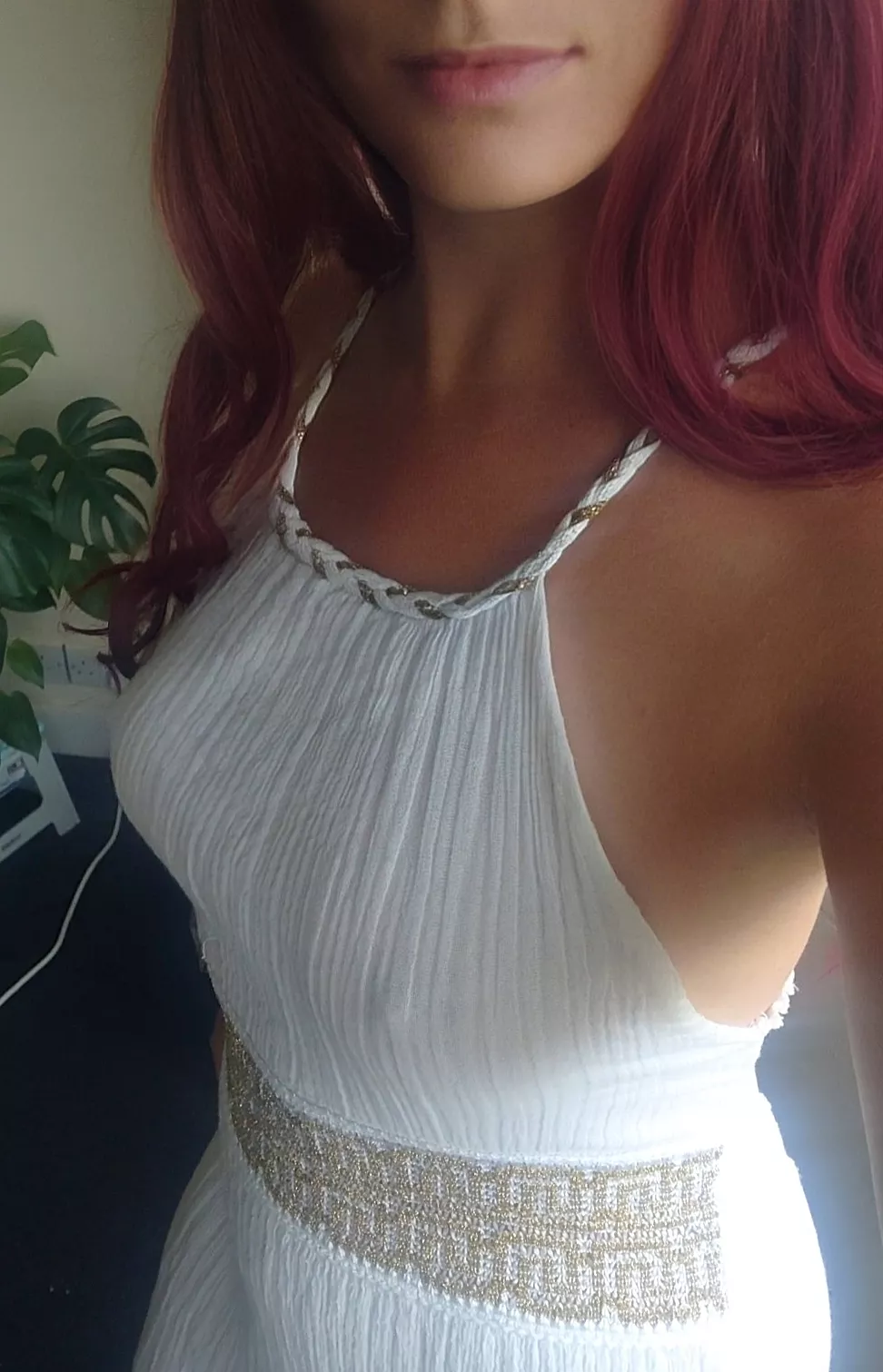 Too obvious or just right in this dress? 😉