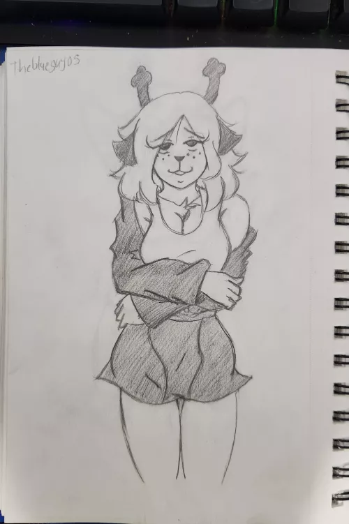 Whenever [Noelle] is in heat, she starts to strip