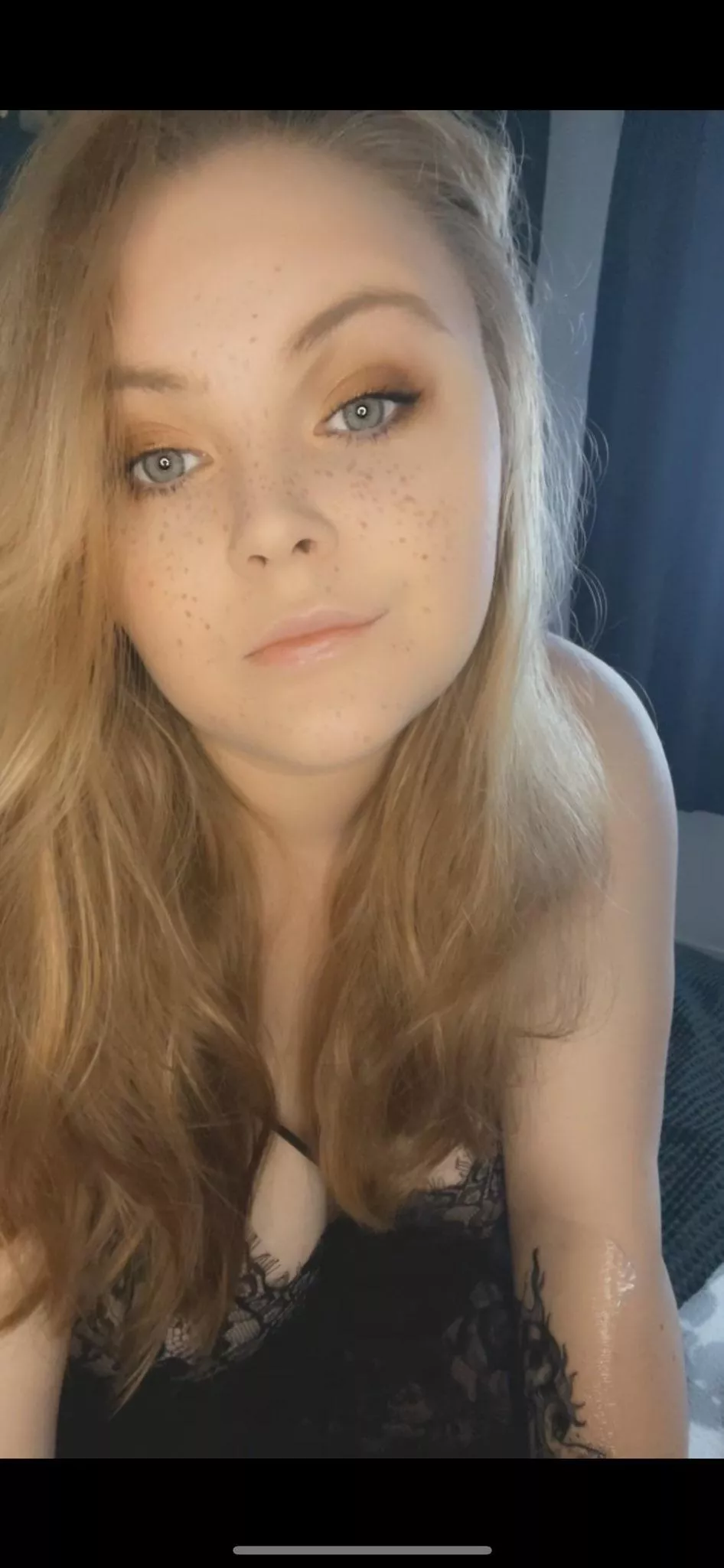 A naughty blonde and green eyed English girl